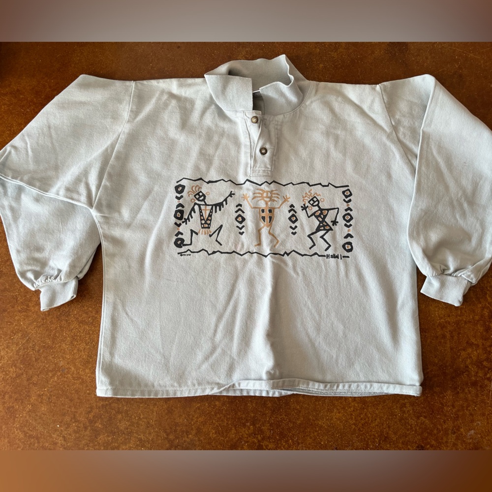 Vintage 1990’s southwestern long sleeve kokopelli t shirt